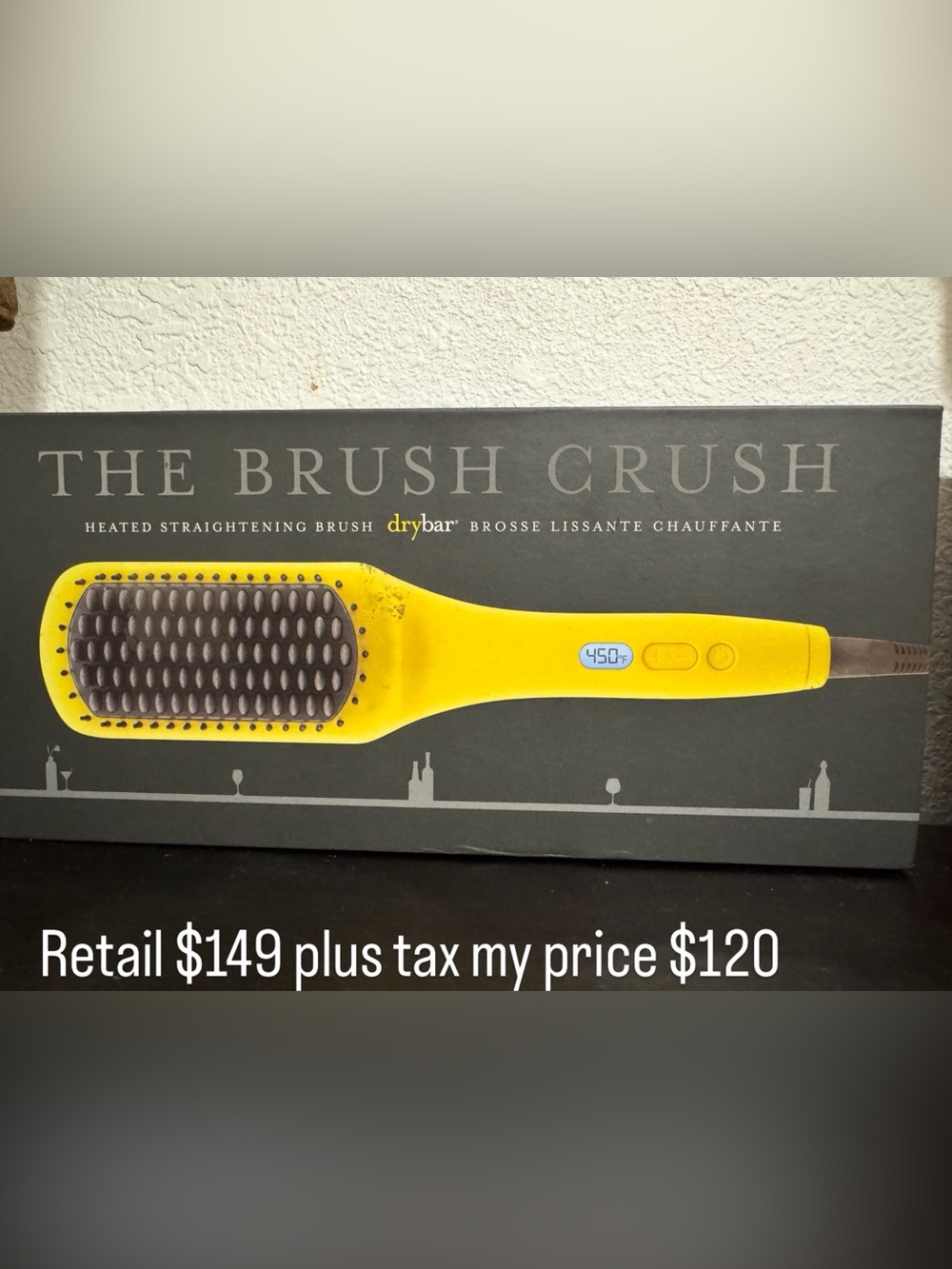 Drybar Yellow Heated Straightening Brush